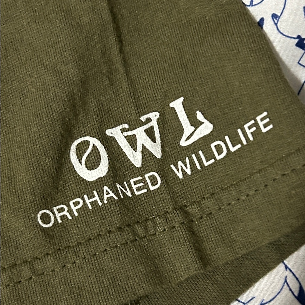 Owl Orphaned Wildlife Bald Eagle Graphic Tee Shirt - Picture 3 of 7